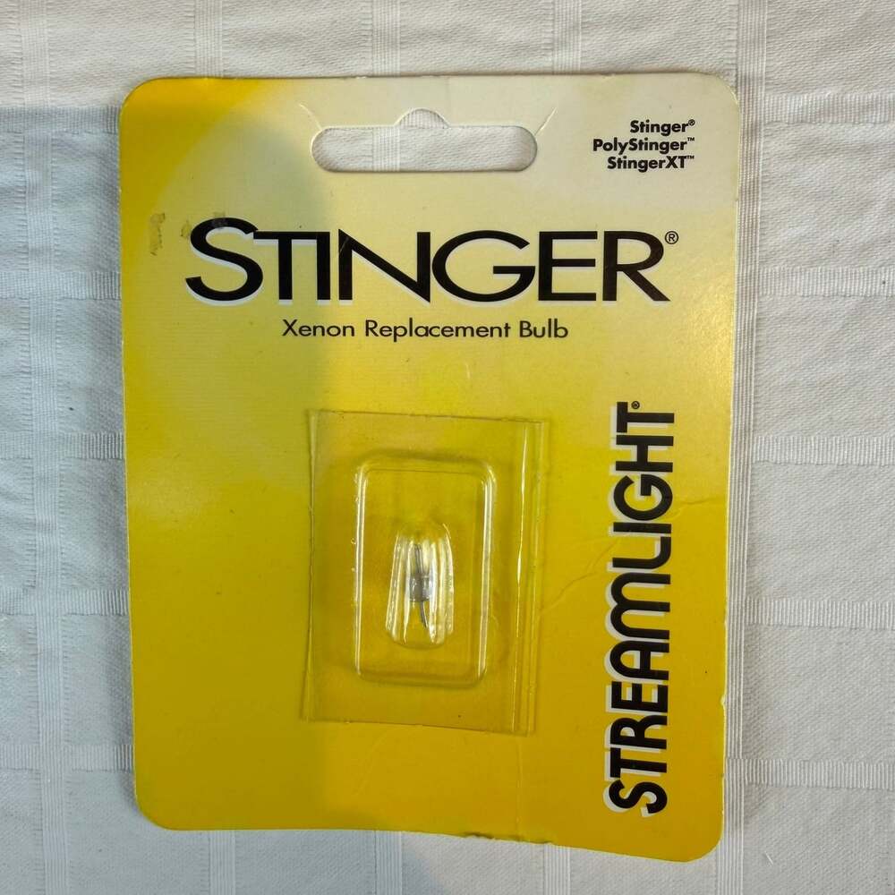 Streamlight Stinger Xenon Replacement Flashlight Bulb, Yellow, 75914, 75009